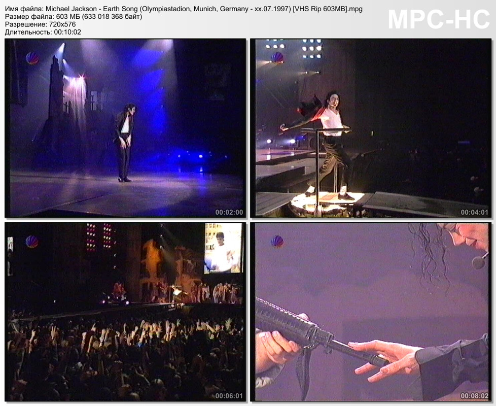 Michael Jackson - Earth Song (Olympiastadion, Munich, Germany -