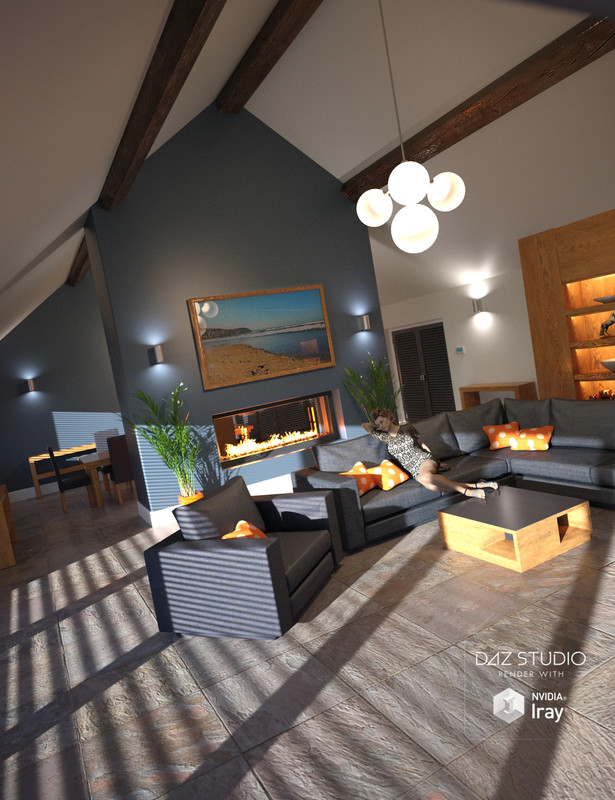 Modern Barn Conversion Interior 01