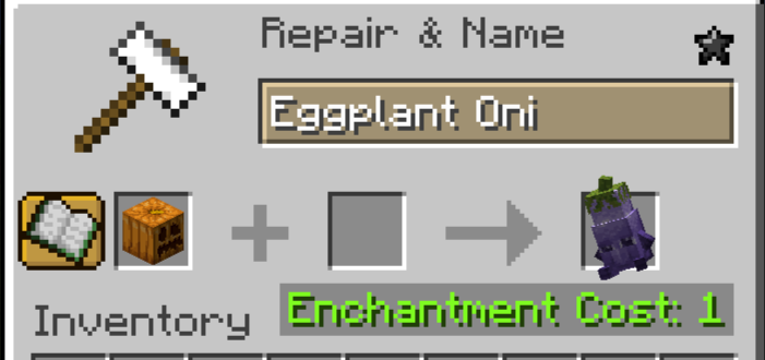 Eggplant Oni (Multipasta Fan Addon) Minecraft Texture Pack