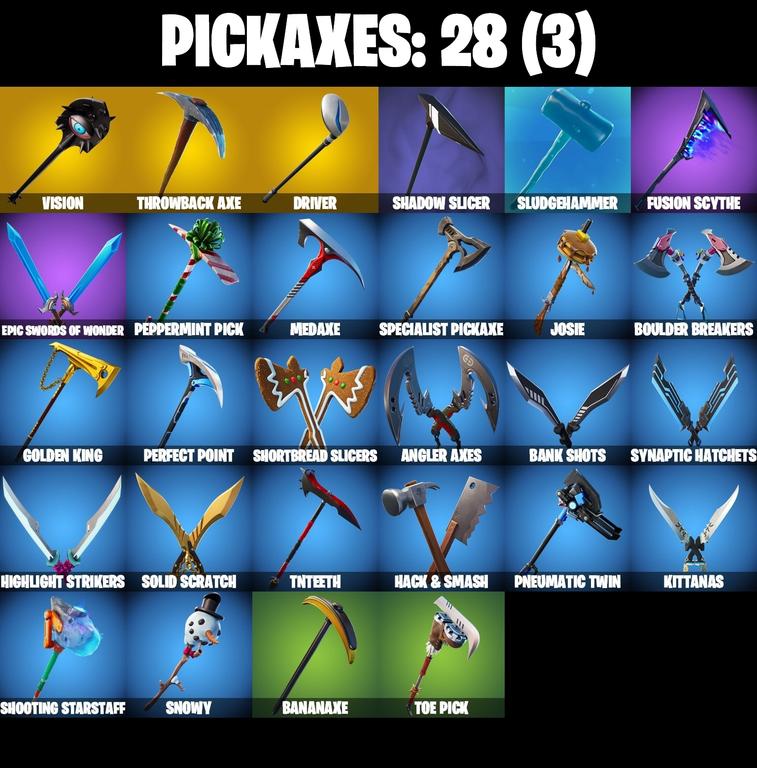 pickaxes comp