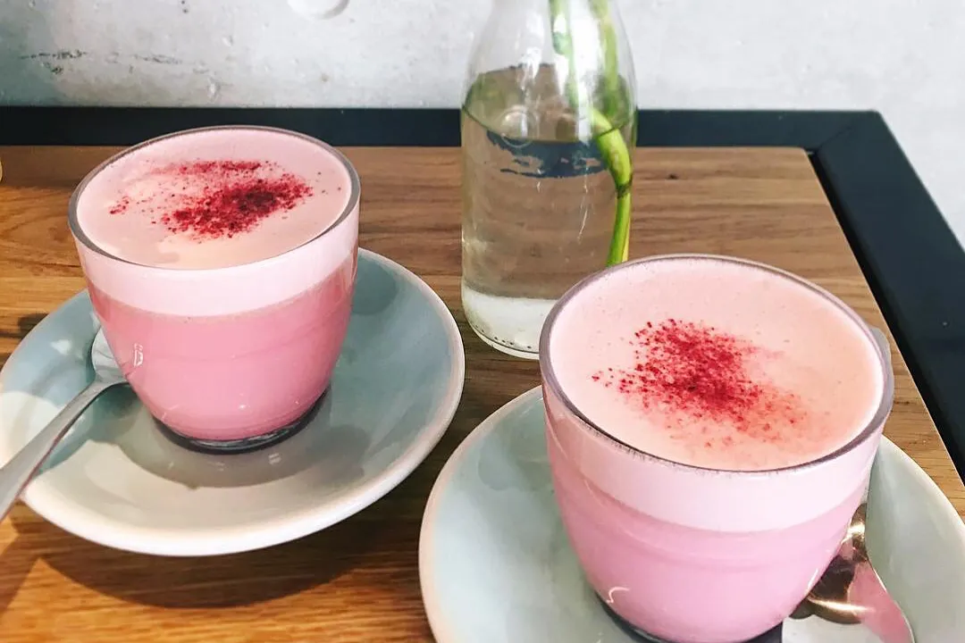 свекольный латте