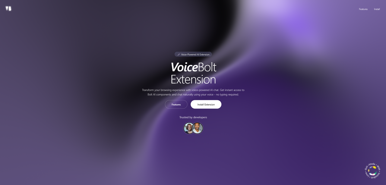 VoiceBolt: Build on Bolt.new with Your Voice