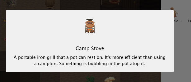 pot with clearly levitating cooking failure sludge