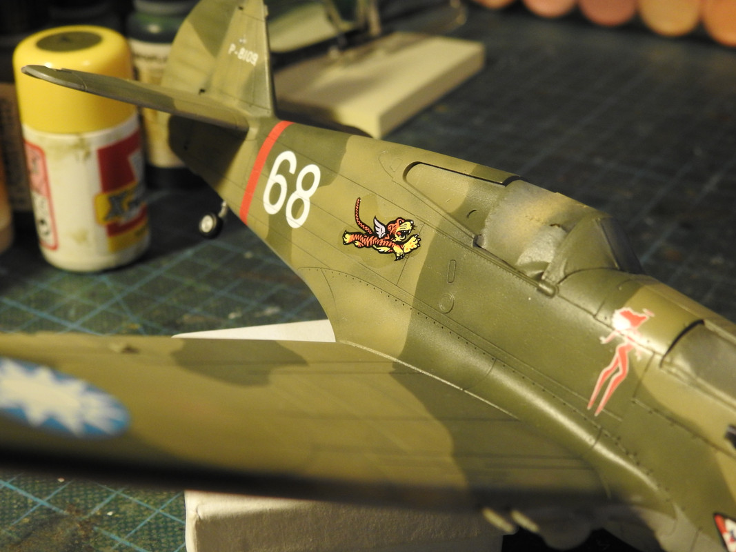 Curtiss P-40C Hawk, Bronco 1/48 - Sida 4 DSCN2129