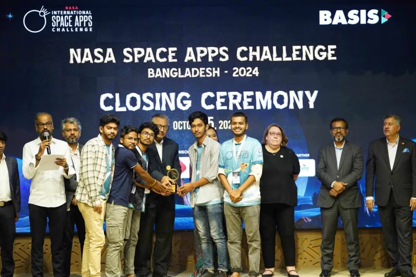 Regional (Sylhet) 2nd Runner-up position at the NASA Space Apps Challenge Bangladesh 2024