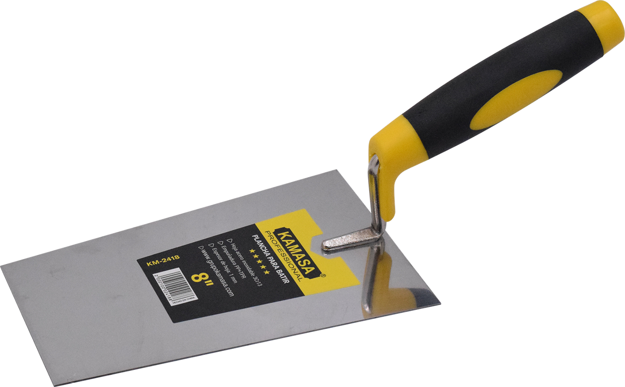 PLANCHA PARA BATIR GOMA 8" KAMASA