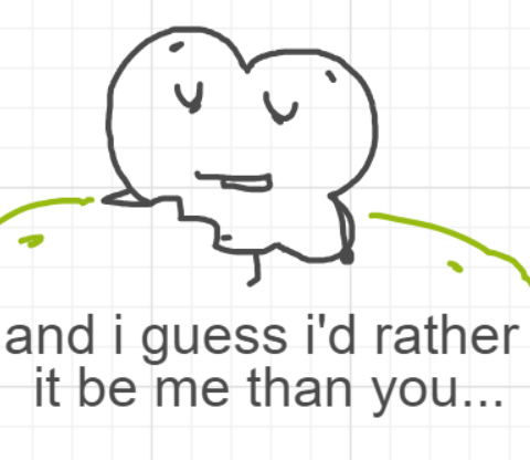 A panel from Ready Oar Knot, episode three of the Board Boards object show by Furretwalk/WalkingFurret.