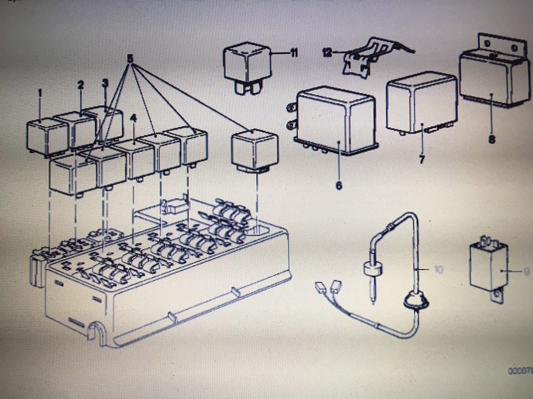 BMW 320 Relay Box