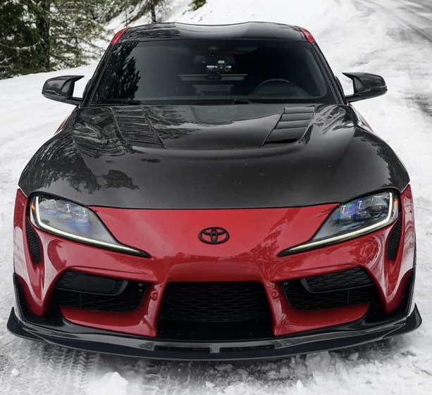 Kenny's red Toyota GR Supra