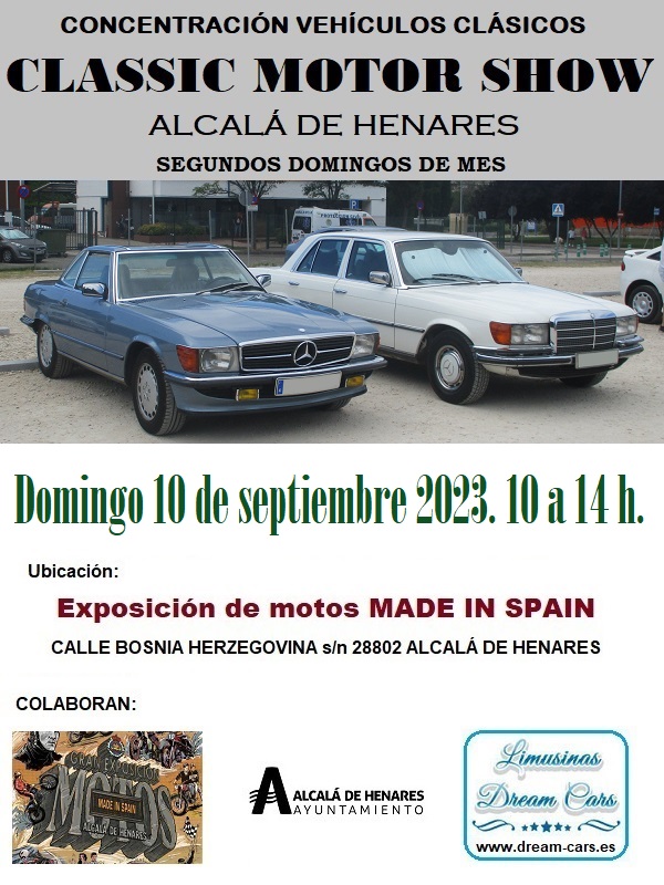 CLASSIC MOTOR SHOW Alcalá de Henares 2ºs domingos de mes - Página 23 Cartel-09-23
