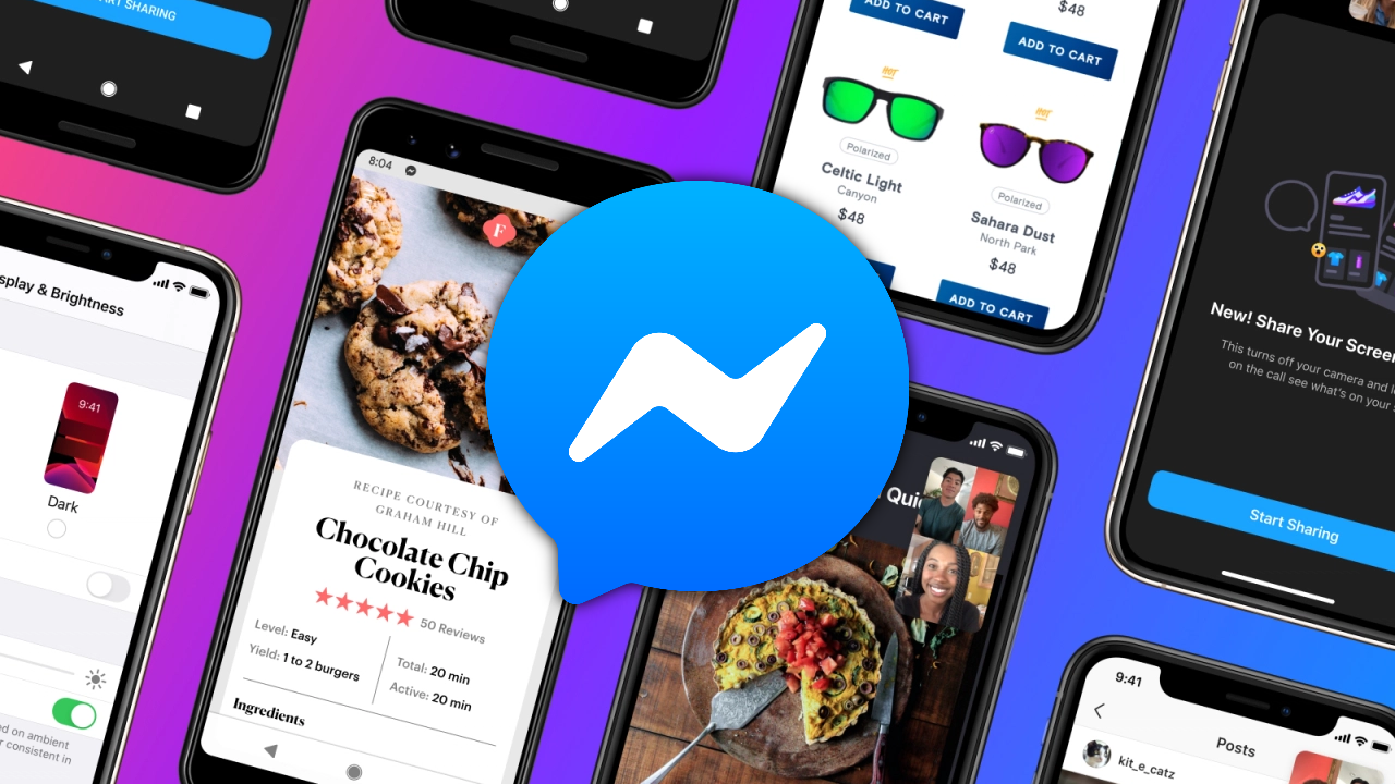 Messenger implementa el uso de compartir pantalla en iOS y Android Messenger implementa el uso de compartir pantalla en iOS y Android