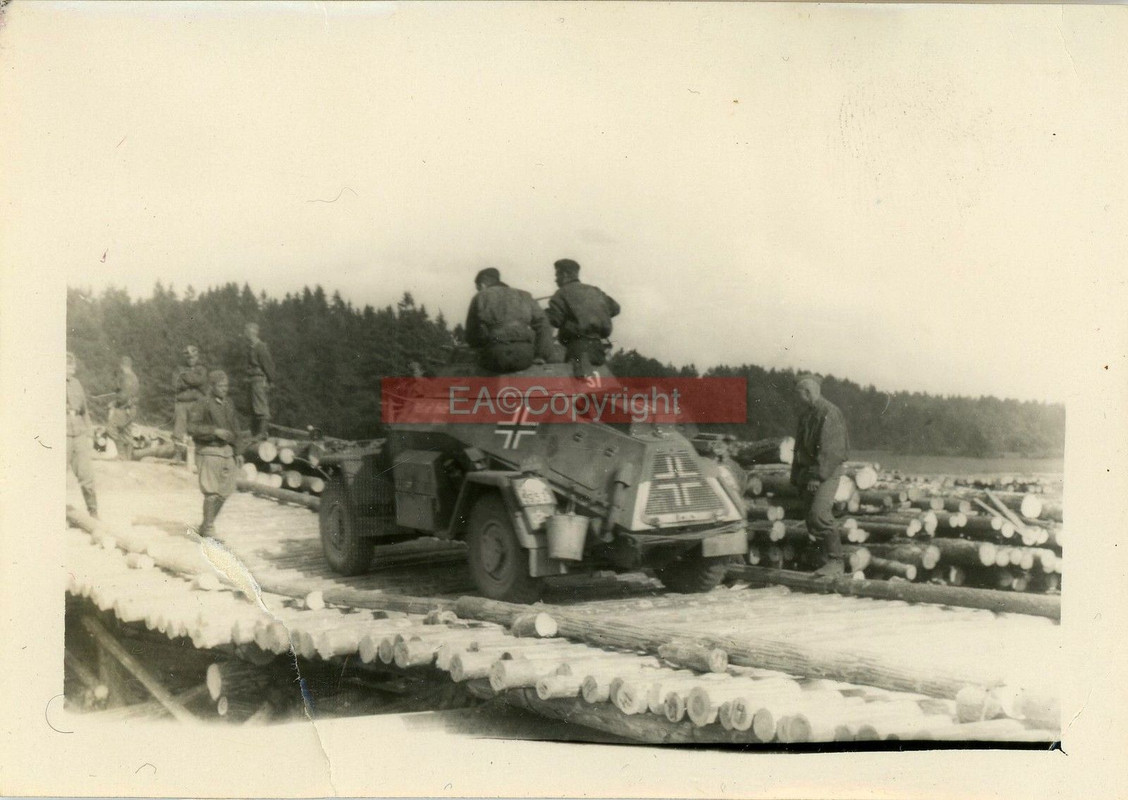 SdKfz 222 Panzerspähwagen Panzer Tank 4 Rad Russ