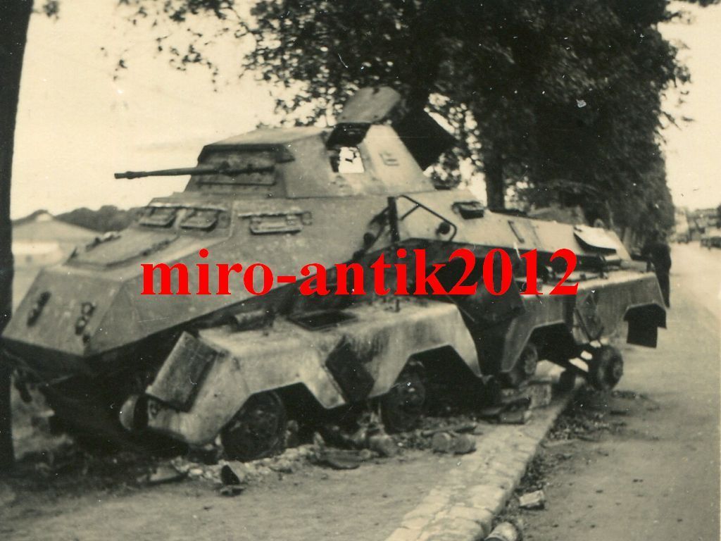 Foto, Wehrmacht, schwerer Panzerspähwagen SdKfz.