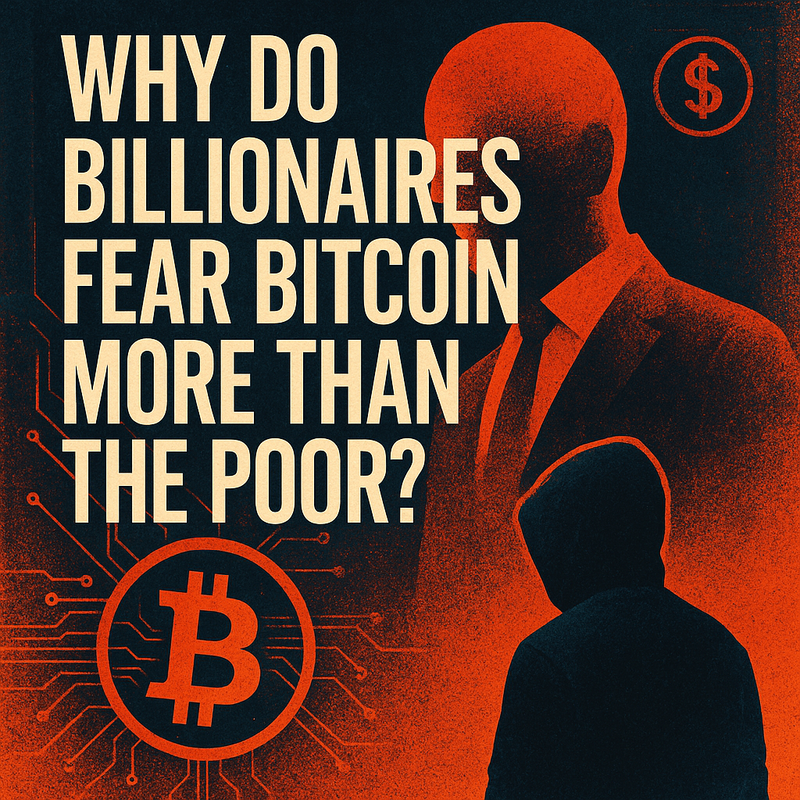 Why do billionaires fear Bitcoin more than the poor?