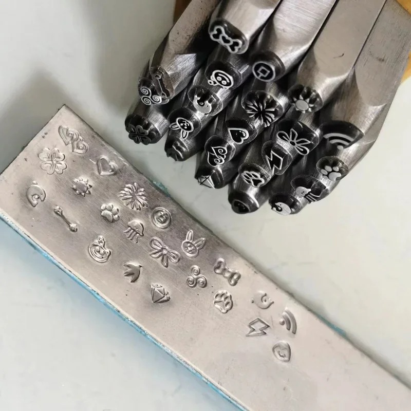 20 Piece Metal Stamp & Punch Set - Steel Tool For Jewelry Making & Metal DIY Crafts 3 thumbnail image