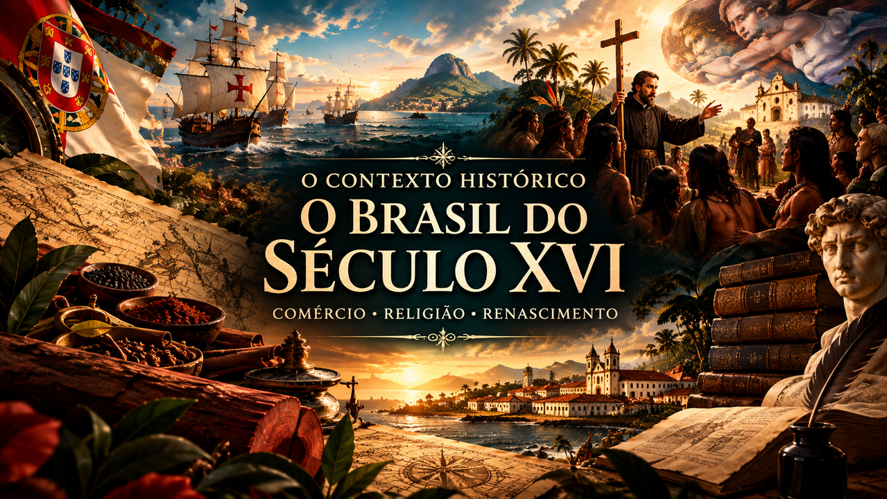 O Contexto Histórico: O Brasil do Século XVI - Comércio, Religião e Renascimento