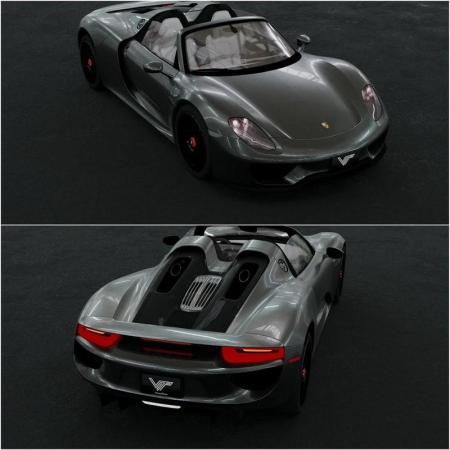 Porsche 918 Vertex – 3D Model Porsche 918 Vertex – 3D Model