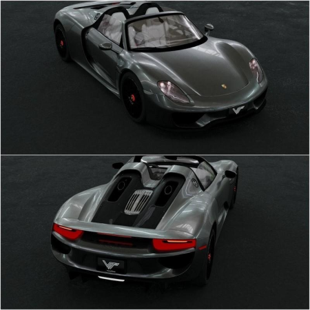 Porsche 918 Vertex – 3D Model