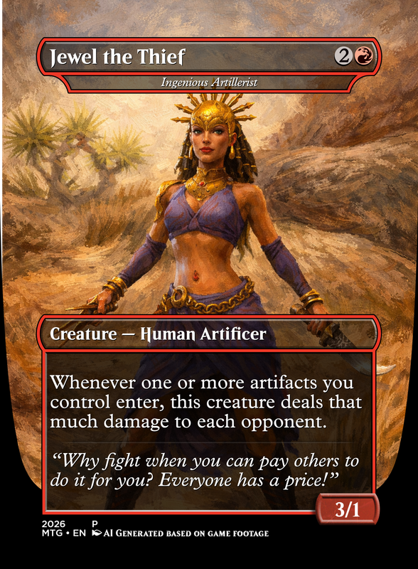 Ingenious Artillerist (Jewel the Thief)