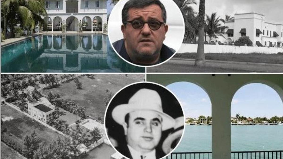 Mino Raiola aveva comprato la casa del mafioso Al Capone.
