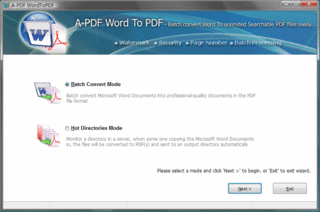 Batch DOC to PDF Converter 2018.10.1103.2116