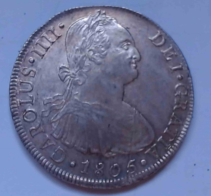 8 Reales Carlos IV. Lima 1805·JP 2019-10-05-11-23-15