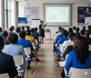 Teachers participating in a structured professional development workshop in Nairobi