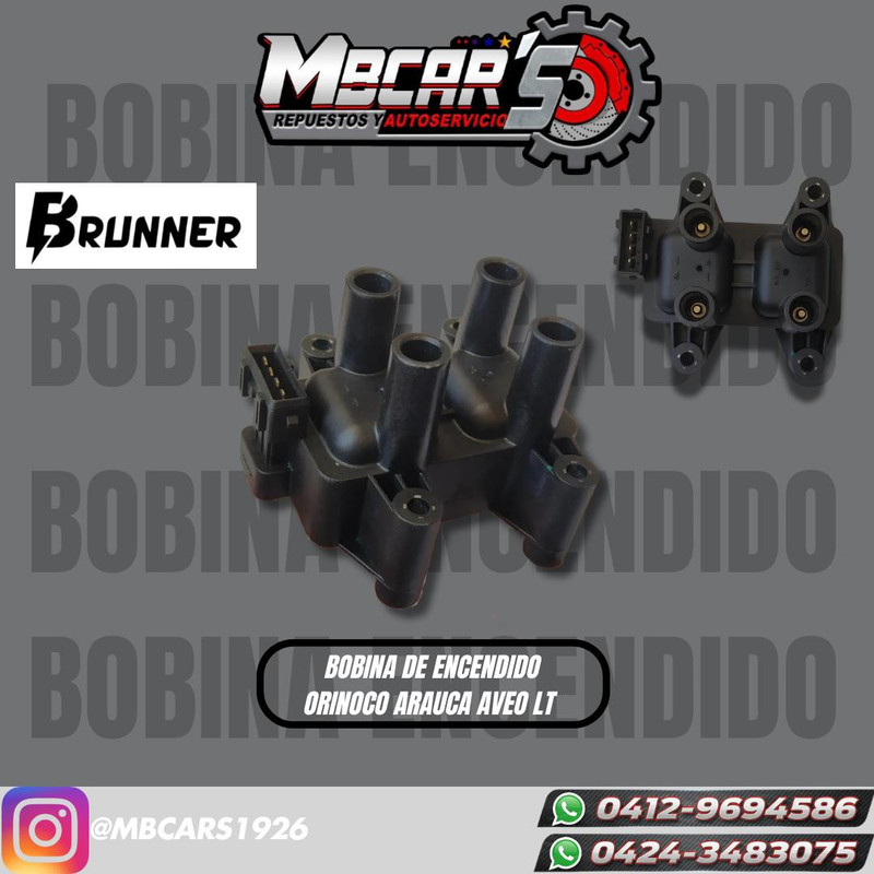 BOBINA DE ENCENDIDO CR ORINOCO ARAUCA AVEO LT 