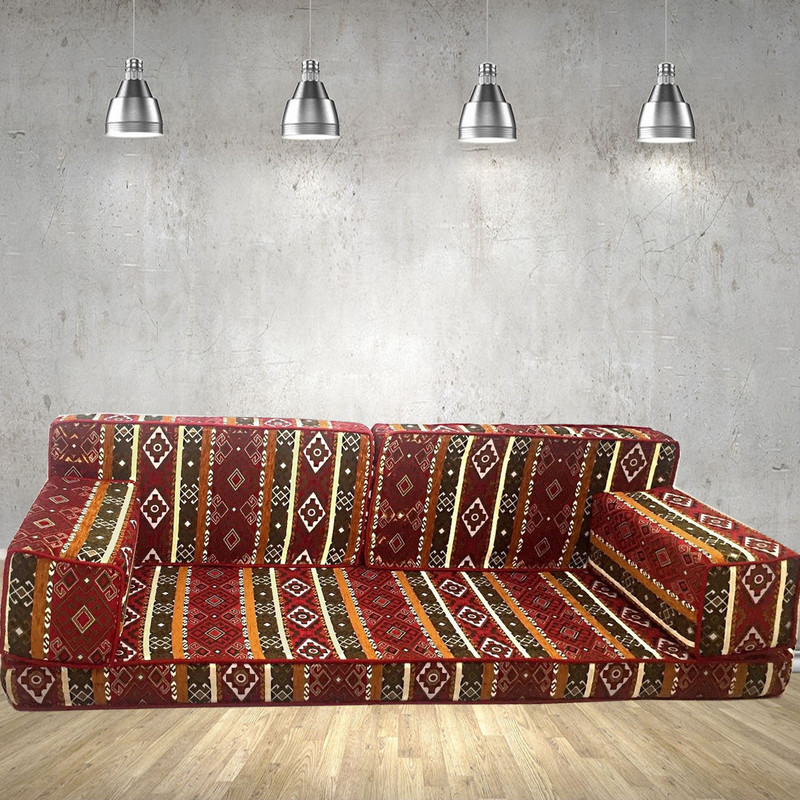 Details About Bohemian Sofa Floor Level Patio Furniture Cushions Majlis Shi Fs06