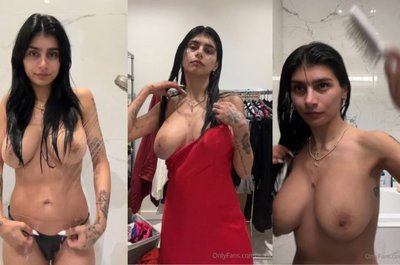 OnlyFans – Mia Khalifa – Red Dress PPV Video Leaked
