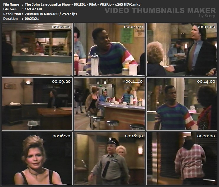 The John Larroquette Show S01E01 Pilot VHSRip x265 HEVC mkv