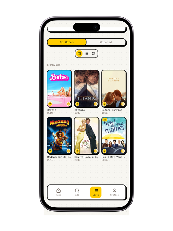 Cinechrony app screenshot