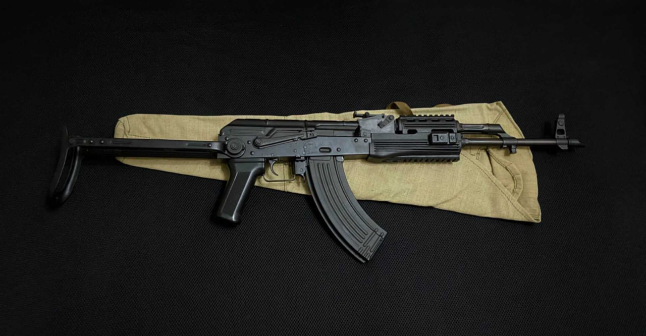 Охолощенный автомат АКМС LCT тактический UP TKMS UP складной 🔥 - 3