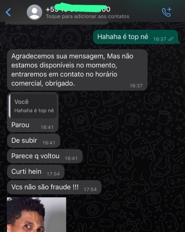 Depoimento cliente 1