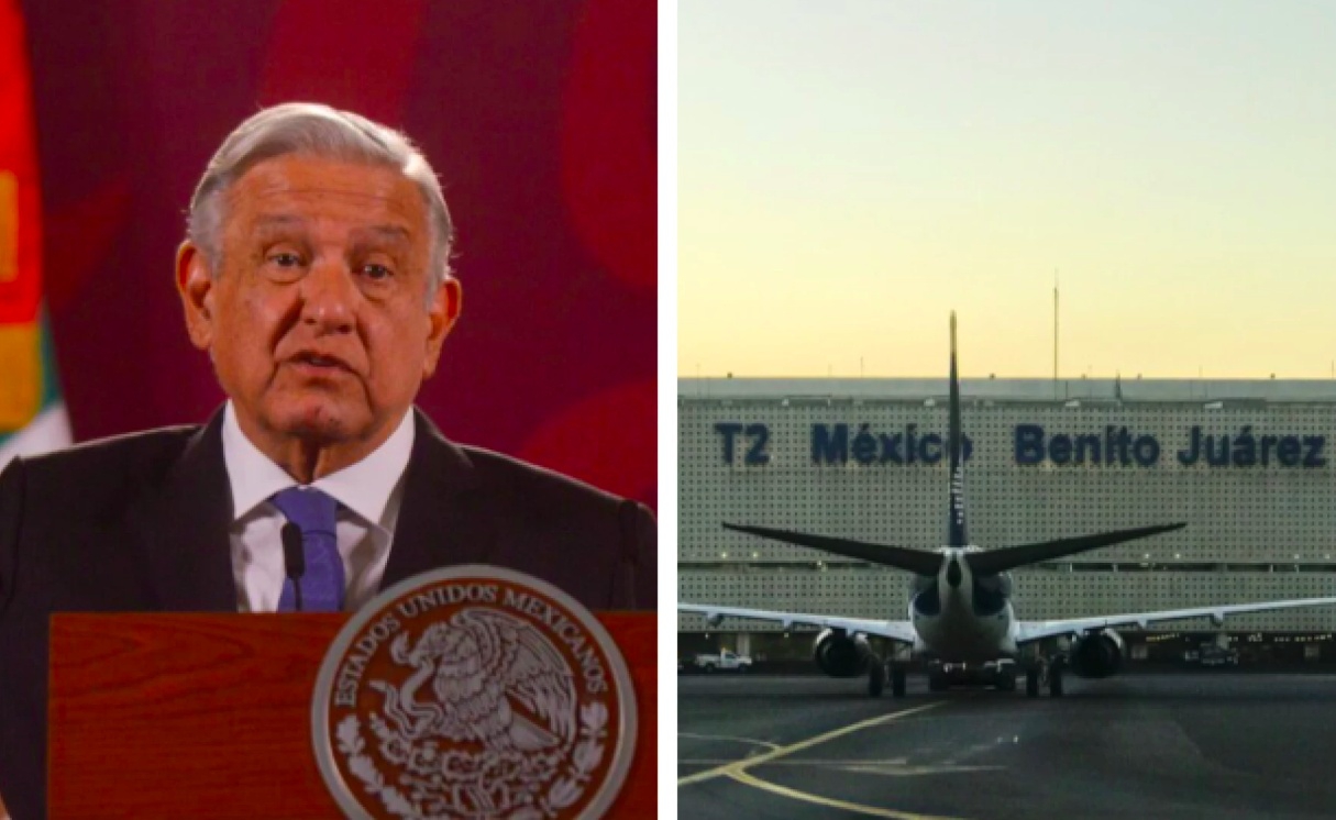 AMLO propone construir de nuevo terminal 2 del AICM para “evitar desgracias”