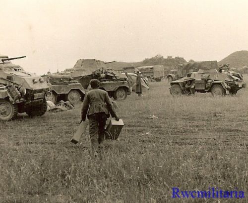 German Aufklärungs Recon Units Armored Cars in O