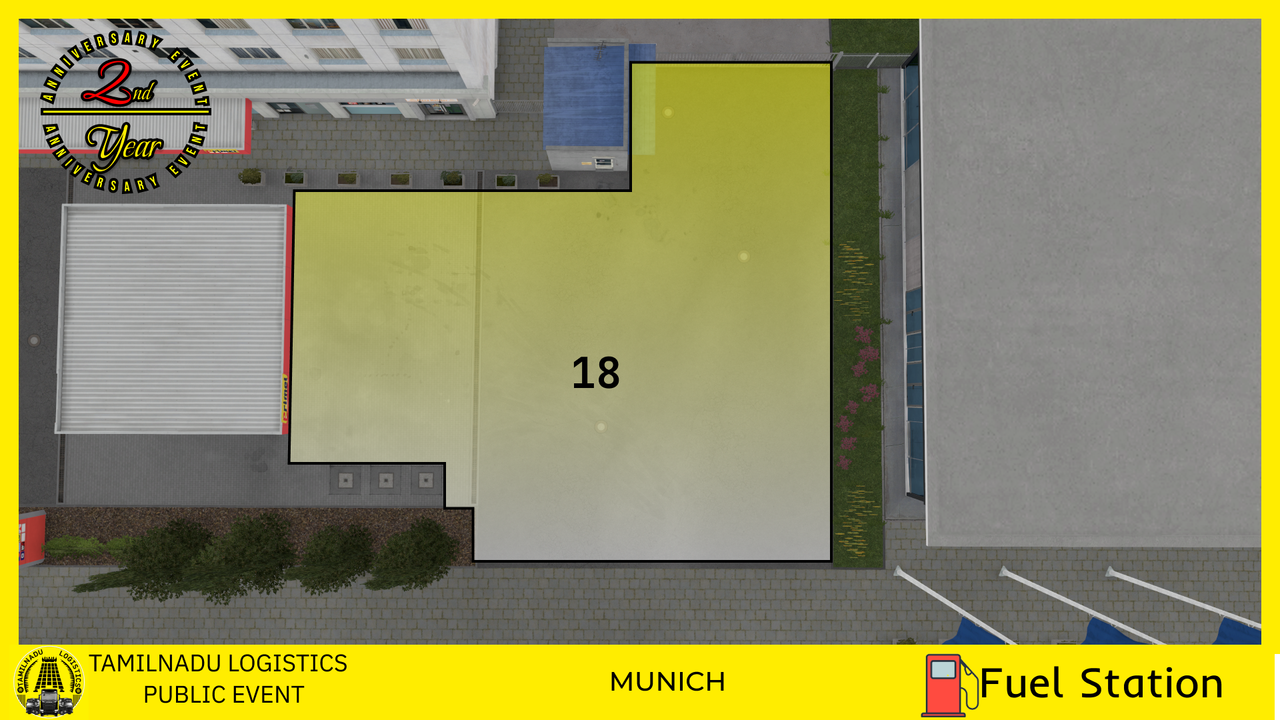 Route B - Munich - FUEL STATION - { Slot 18 - Prime Logistics }