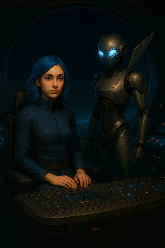 Pixelia & Suno aboard the Odyssey