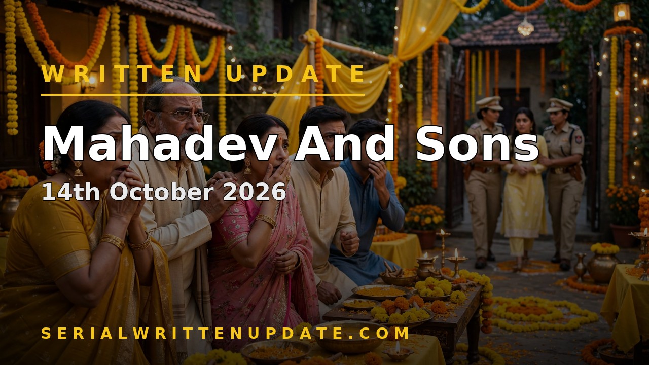 Mahadev And Sons 14th October 2026 written update: Sapna traps Priya at the police station during the haldi