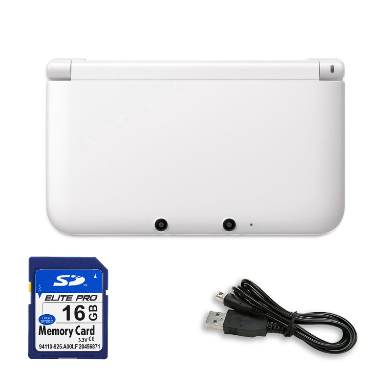 3DS XL White with 16GB SD