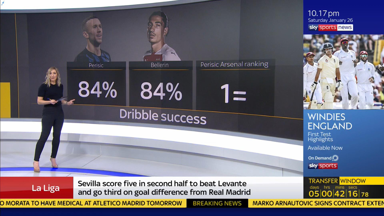26 January - 22.00.00 - Sky Sports News At Ten. Round up of all 