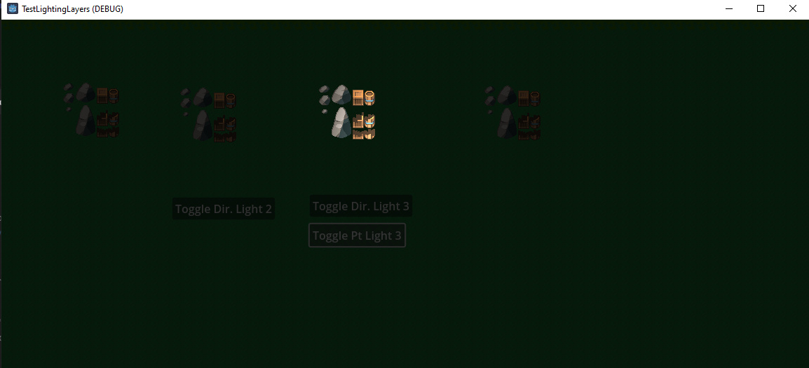 new PointLight2D in game