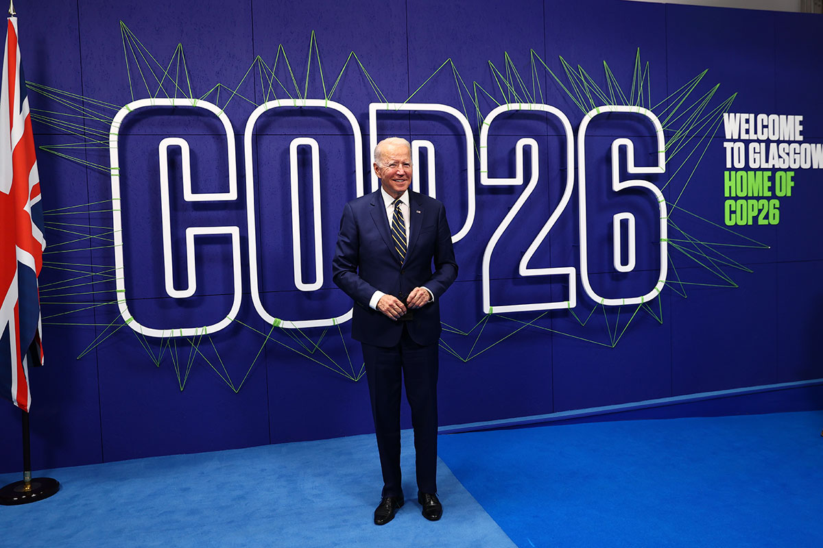 Joe Biden critica la ausencia de China y Rusia en la cumbre climática COP26