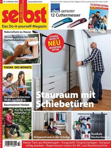 Cover: Selbst ist der Mann Heimwerkermagazin Oktober No 10 2023