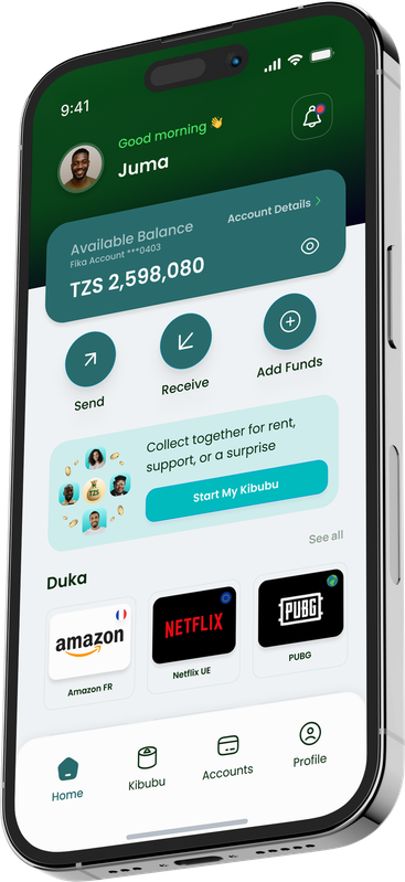 FIKA Home Screen