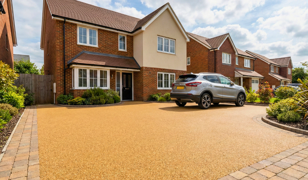 Resin bound driveway