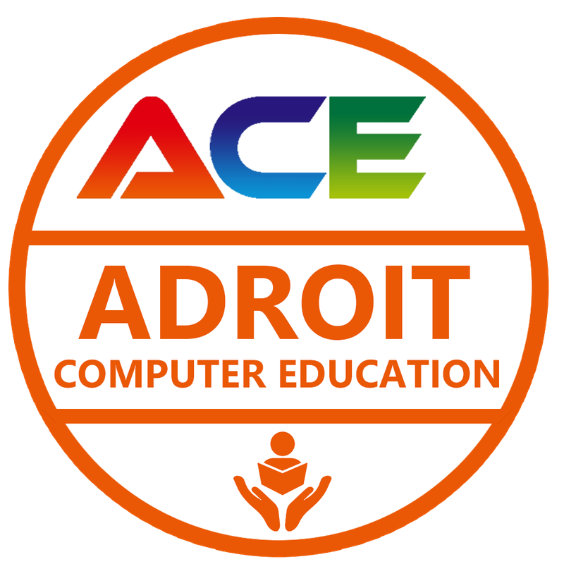 Adroit Computer Education Logo - IT Training Institute Delhi