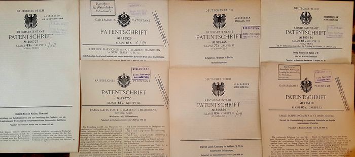 101 Documentos de Registo de Patentes Relojoeiras 3