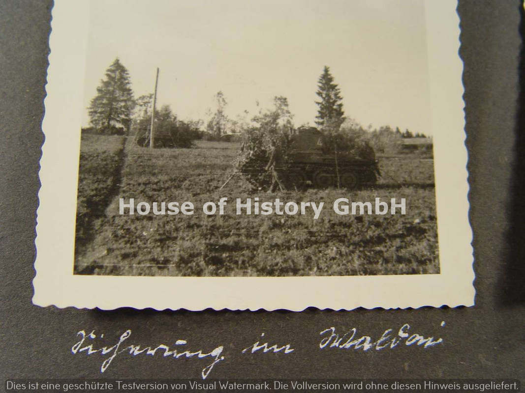 FOTOALBUM eines Angehörigen der Kraftfahr Ersatzabteilung 12 und später im 1.Panzer Regiment 21, Ein