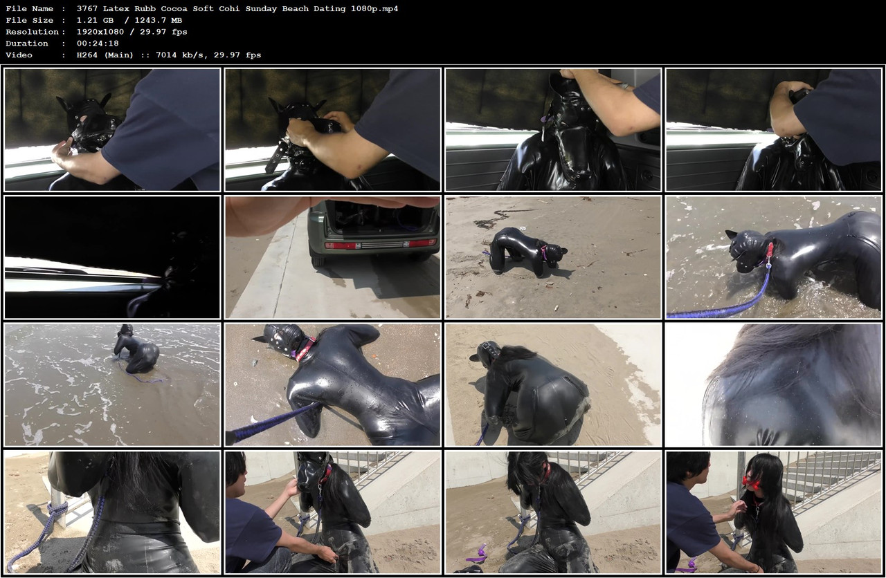 3767 Latex Rubb Cocoa Soft Cohi Sunday Beach Dating 1080p mp4